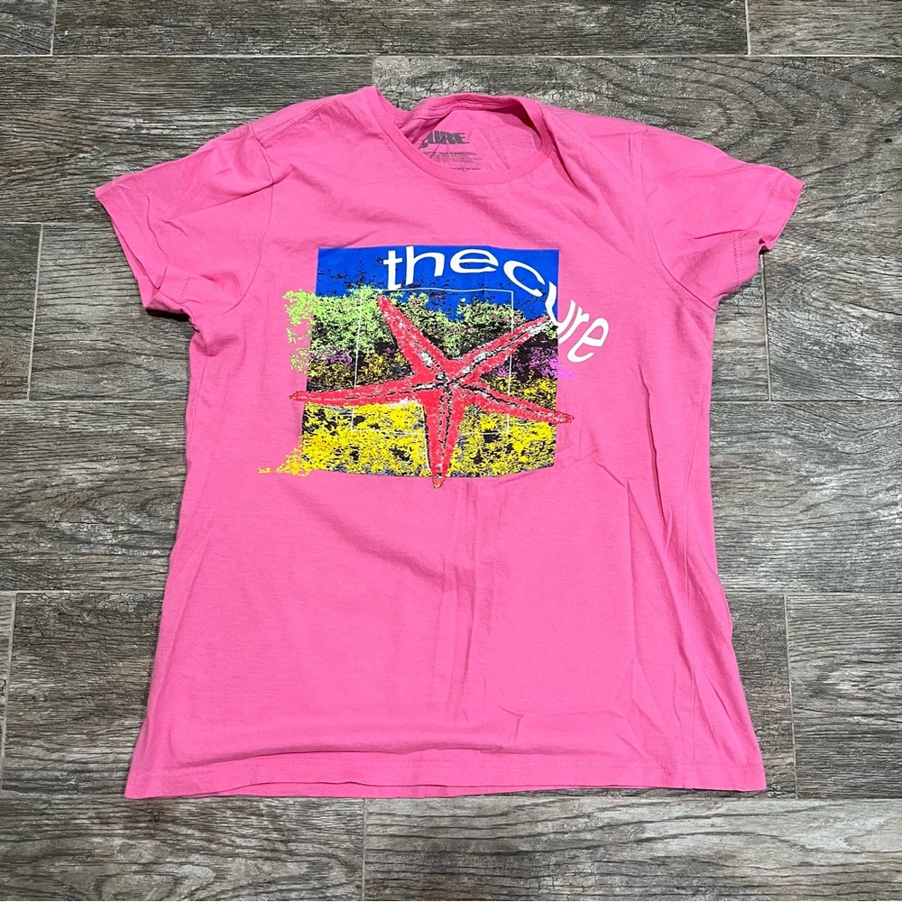 Pink Graphic Starfish Tee